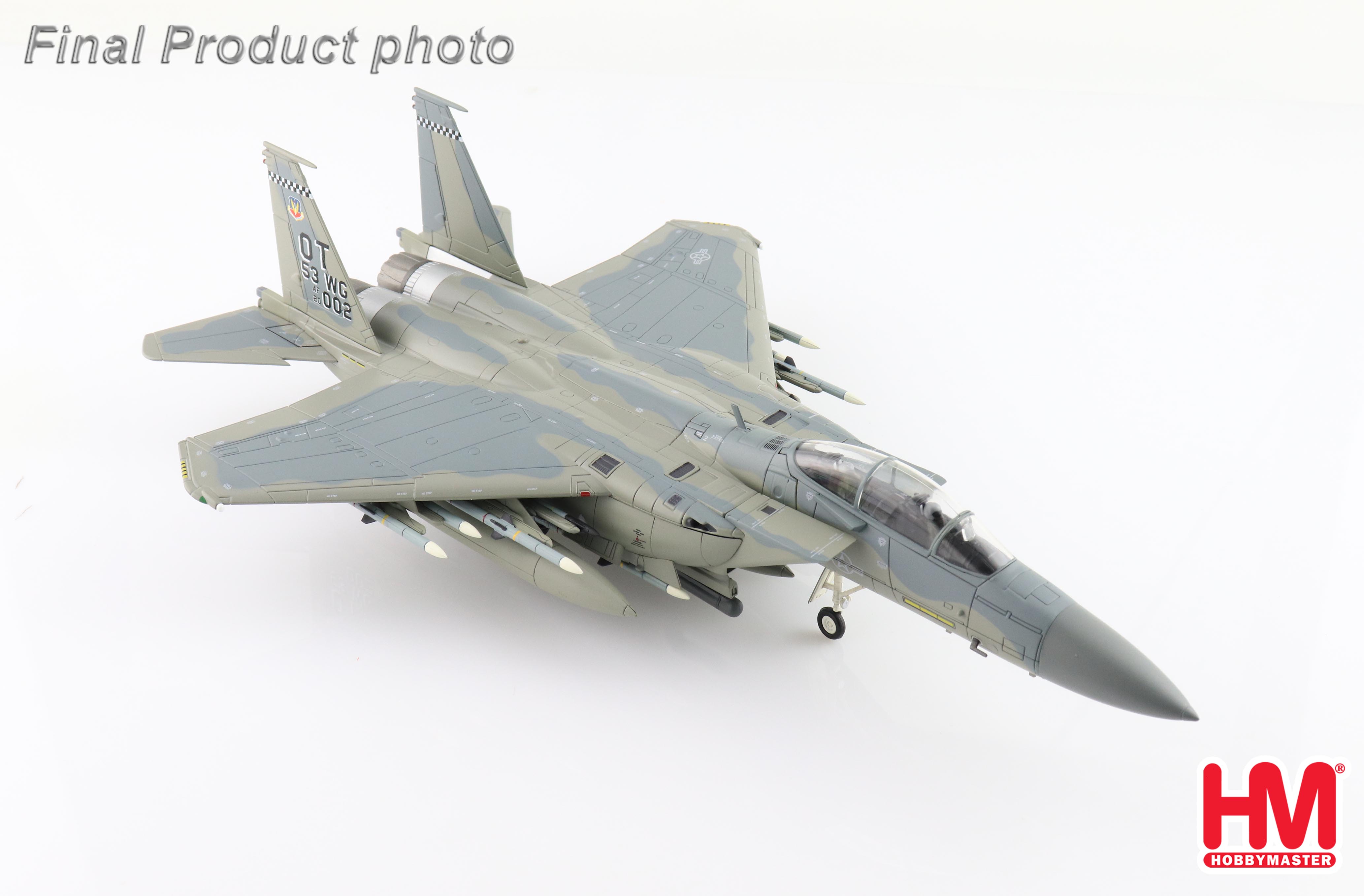 F-15EX Eagle II 20-0002, 53 WG, USAF, 2002 (with 8 x AIM-120)